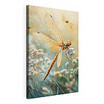 Tableaux Libellule sur une fleur