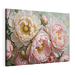 Tableaux Fleurs délicates dans des tons pastel doux