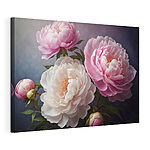 Tableaux Groupe de fleurs roses et blanches