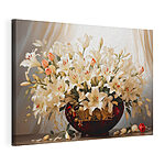 Tableaux Vase de fleurs blanches
