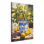 Tableaux Peinture de citrons dans un vase