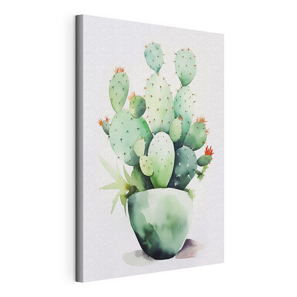 Tableaux Tableaux Aquarelle d'un cactus (UGS : s42410)