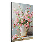 Tableaux Vase avec fleurs roses