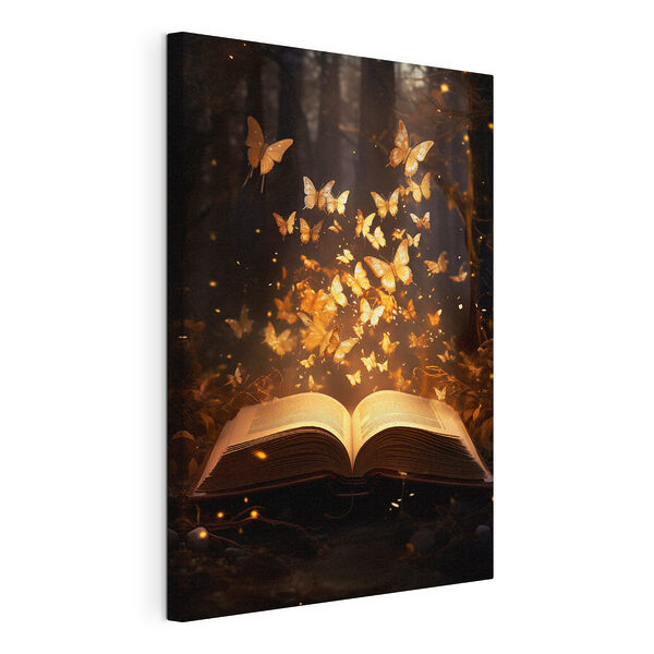 Livre avec des papillons qui s'envolent Tableaux Livre avec des papillons qui s'envolent