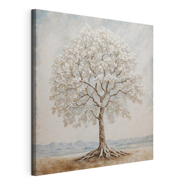 Tableaux Arbre à fleurs blanches