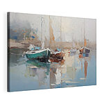 Tableaux Peinture de bateaux dans un port