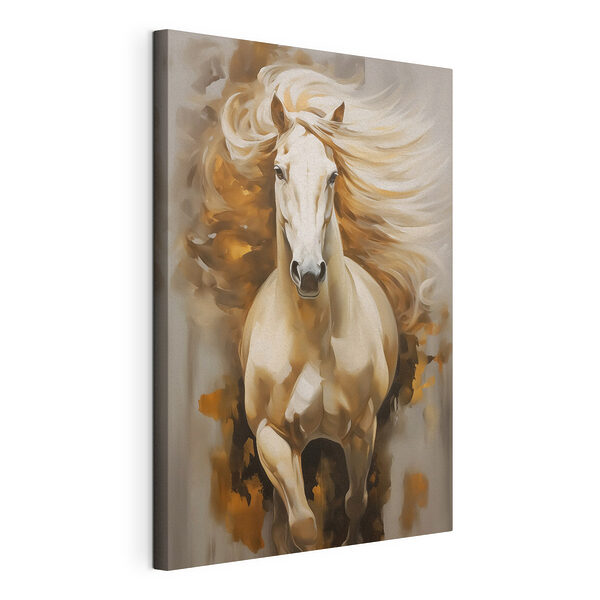 Tableaux Peinture d'un cheval avec une longue crinière