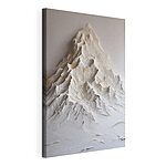 Tableaux Montagne blanche avec de la neige