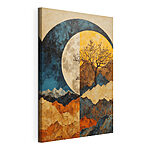 Tableaux Peinture d'un arbre et de montagnes