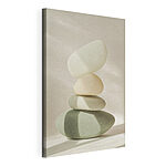 Tableaux Pile de pierres sur une table