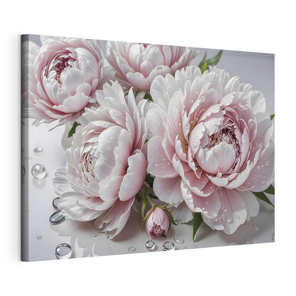 Groupe de fleurs roses Tableaux Groupe de fleurs roses