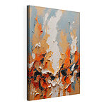 Tableaux Des teintes vibrantes dans une abstraction captivante