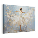 Tableaux Peinture d'une femme en robe blanche