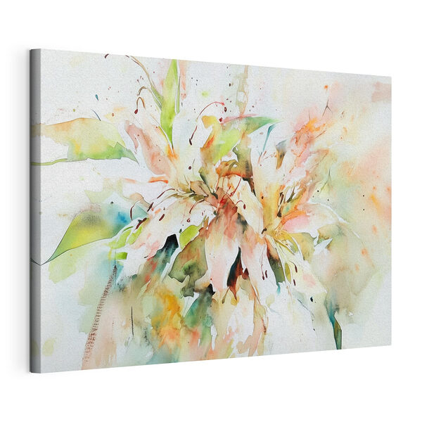 Peinture de fleurs sur une surface blanche Tableaux Peinture de fleurs sur une surface blanche