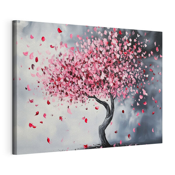 Tableaux Arbre aux pétales roses