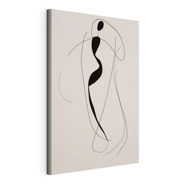 Dessin en noir et blanc d'une femme Tableaux Dessin en noir et blanc d'une femme
