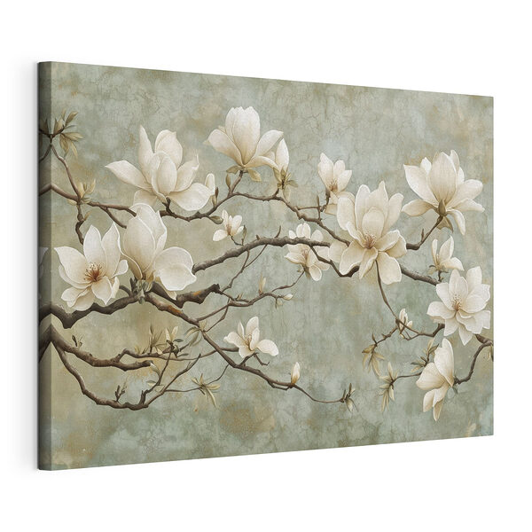 Fleurs blanches sur une branche Tableaux Fleurs blanches sur une branche
