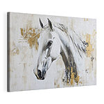 Tableaux Peinture d'un cheval blanc