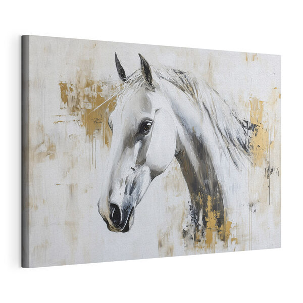 Tableaux Peinture d'un cheval blanc