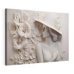 Tableaux Statue d'une femme portant un chapeau