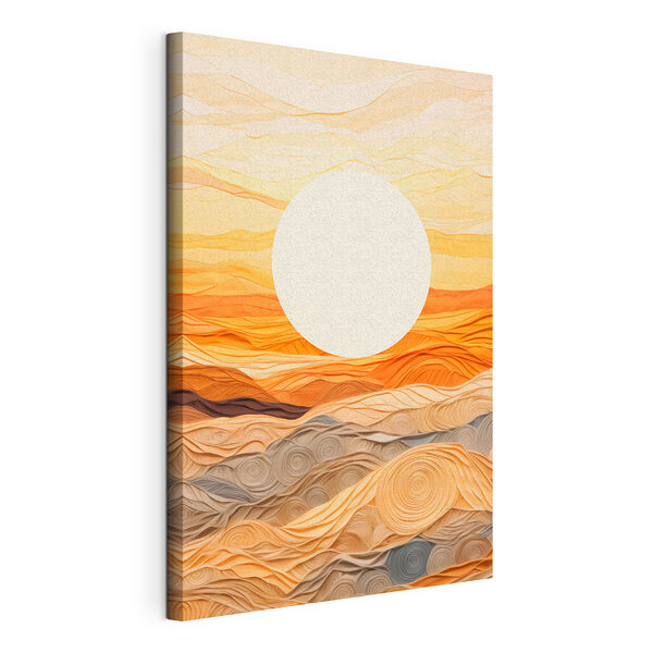 Tableaux Soleil sur un désert