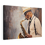 Tableaux Homme jouant du saxophone