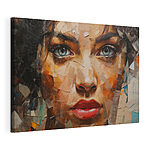 Tableaux Peinture d'un visage de femme