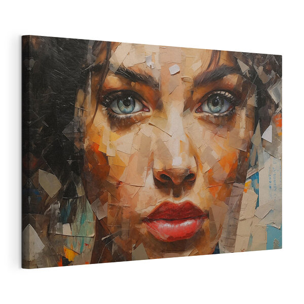 Peinture d'un visage de femme Tableaux Peinture d'un visage de femme