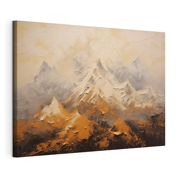 Peinture d'une chaîne de montagnes Tableaux Peinture d'une chaîne de montagnes