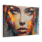 Tableaux Peinture d'un visage de femme