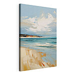 Tableaux Peinture d'une plage et de l'eau