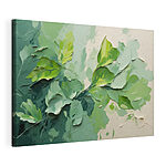 Tableaux Peinture de feuilles sur un mur
