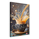 Tableaux Une goutte de liquide dans une tasse