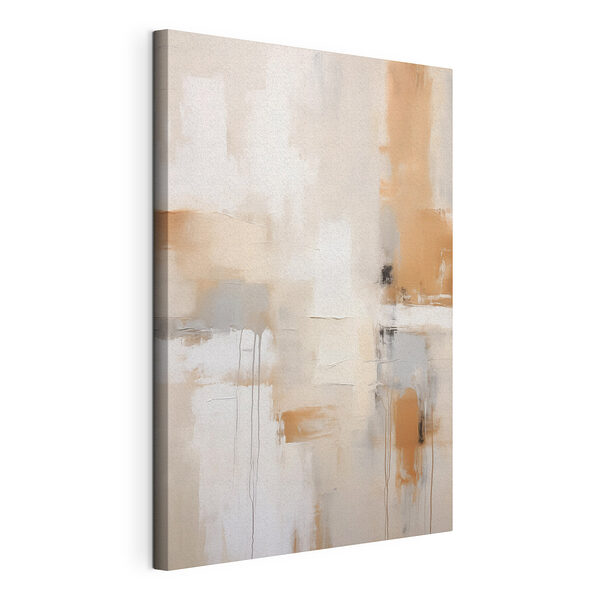 Peinture blanche et brune Tableaux Peinture blanche et brune