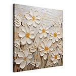 Tableaux Peinture de fleurs blanches