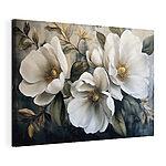 Tableaux Peinture de fleurs blanches