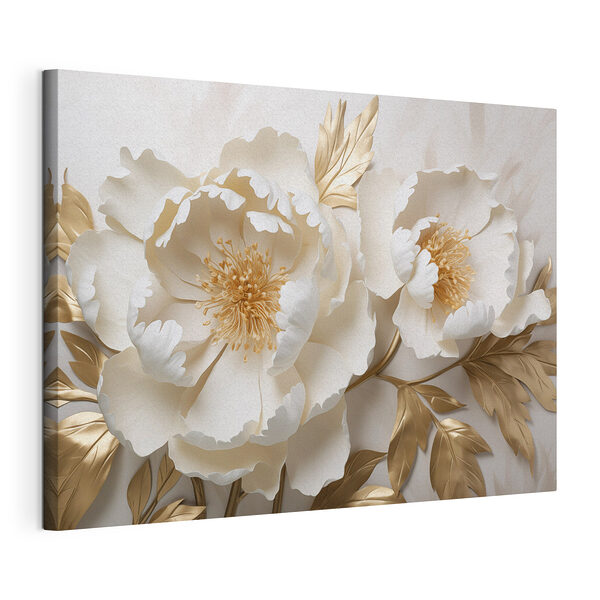 Tableaux Des fleurs délicates avec des détails élégants