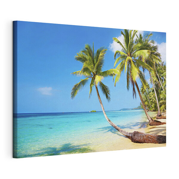 Tableaux Palmiers sur une plage