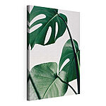 Tableaux Feuilles luxuriantes sur fond clair