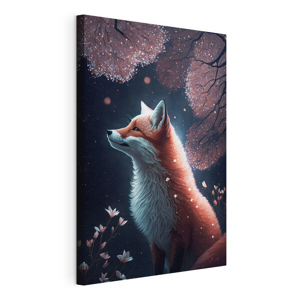 Renard regardant le ciel Tableaux Renard regardant le ciel