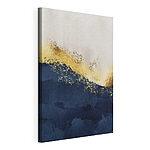 Tableaux Canvas prints Ocean meets sparkling sunrise waves