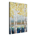 Tableaux Peinture d'arbres aux feuilles jaunes