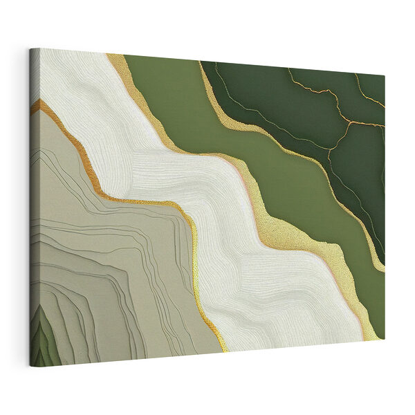 Des lignes fluides dans des tons terreux Tableaux Des lignes fluides dans des tons terreux