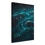 Tableaux Galaxie dans l'espace avec des étoiles