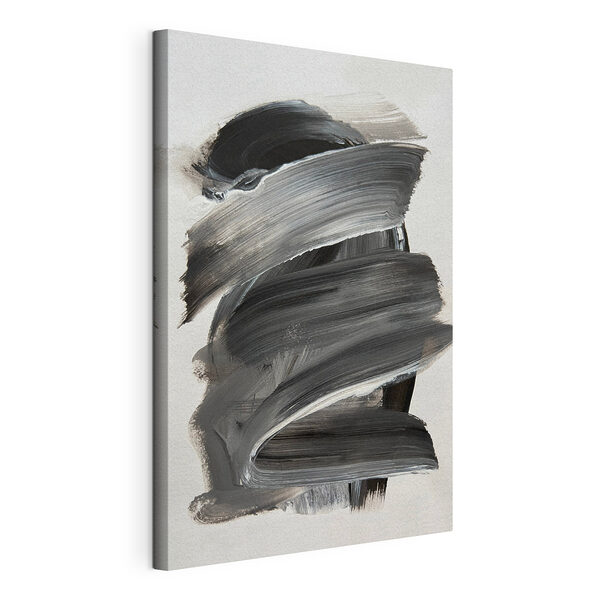 Coup de pinceau noir et blanc Tableaux Coup de pinceau noir et blanc