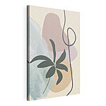 Tableaux Plante avec des feuilles et une spirale