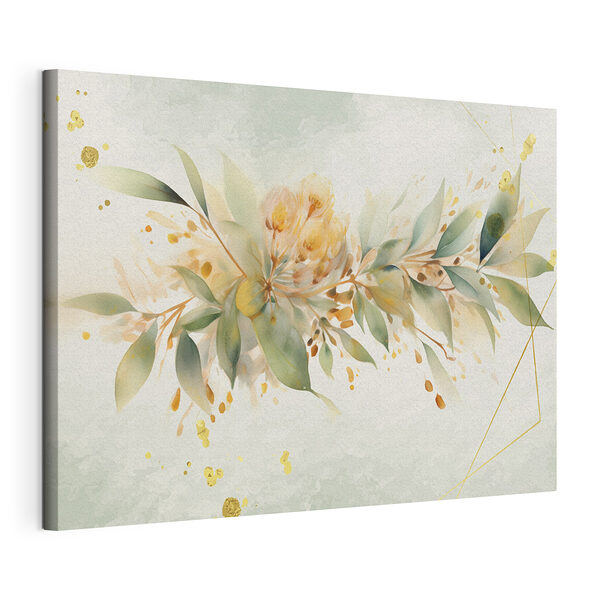 Tableaux Peinture de fleurs et de feuilles