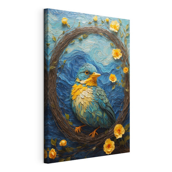 Oiseau dans une couronne Tableaux Oiseau dans une couronne