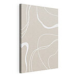 Tableaux Lignes blanches sur fond gris