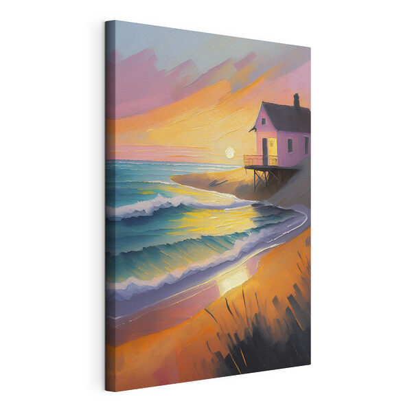 Tableaux Maison sur la plage